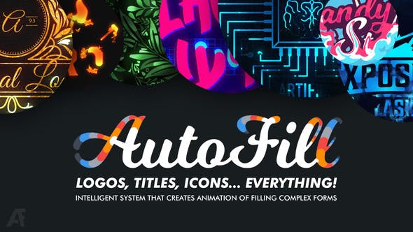 AutoFill - Automatically Animate Titles, Logo Reveals, Animate Icons