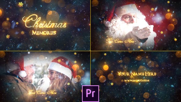 Christmas Memories Slideshow - Premiere Pro
