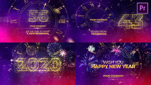 New Year Countdown 2020 Premiere Pro