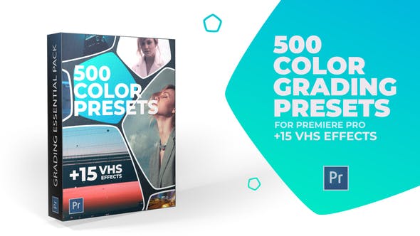 500 Cinematic Color Presets, 15 VHS Video Effects, Old Film Looks