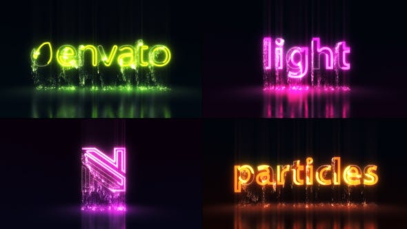 Light Particles Logo | Titles