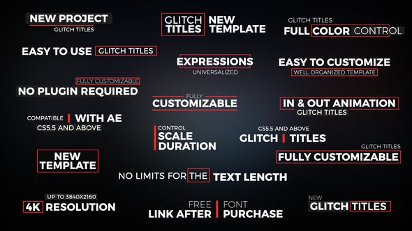 Glitch Titles // Essential Graphics