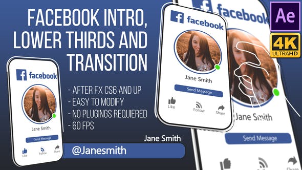 Facebook Intro and Lowerthird (AfterFX)