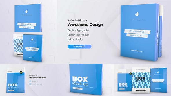 Download Download Box Product Pack Mockup Box Software Mock Up Cover Template Free Videohive After Effects Projects