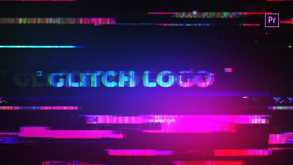 Glitch Logo Mogrt