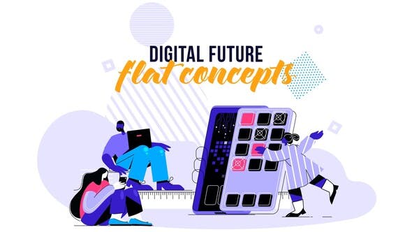 Digital Future - Flat Concept
