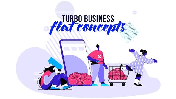 Turbo Business - Flat Concept