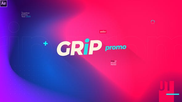 Grip Modern Gradinet Typography Opener Promotion