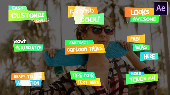 Funny Cartoon Titles | After Effects