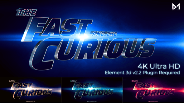 Cinematic Title Trailer_Fast and the curious