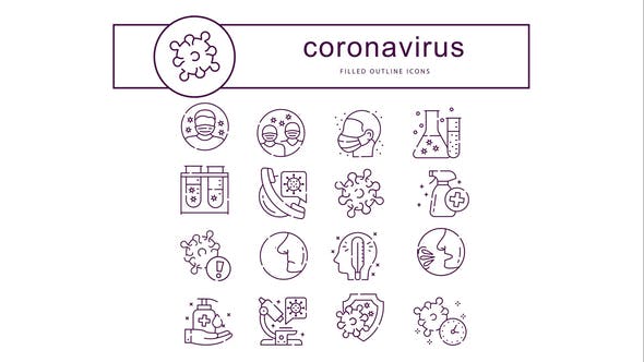 Coronavirus - Animated Icons