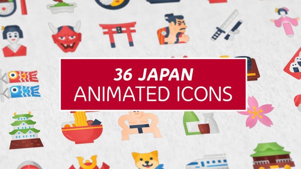 36 Japan Icons