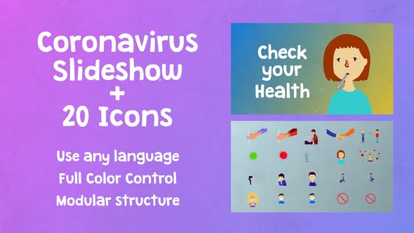 Coronavirus Slideshow | After Effects