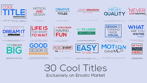 download-30-cool-titles-videohive-after-effects-projects