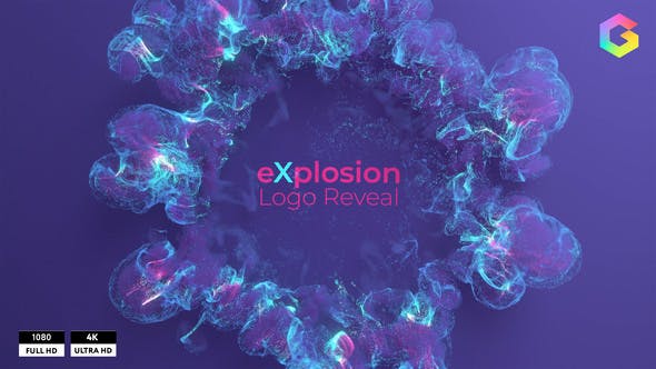 explosion logo after effects project download