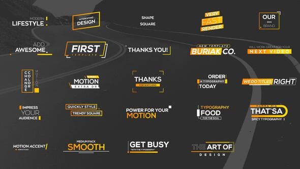 Download Stylish Titles Pack - Videohive - aedownload.com