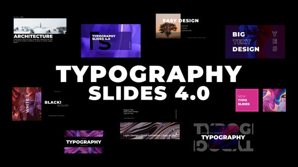 Download Typography Slides 4.0 | After Effects - Videohive - aedownload.com