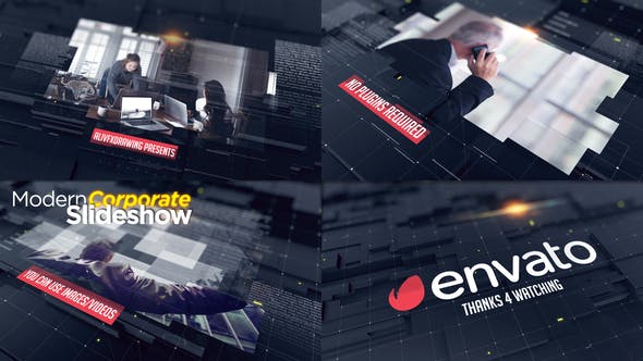 Videohive slideshow. Проекты after Effects slideshow. Corporate slideshow – 25586681. Project no.9.