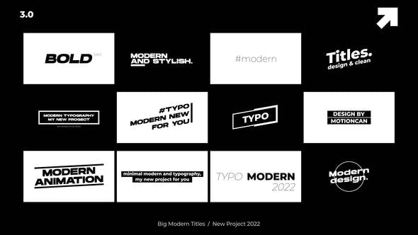 Download Modern Titles 3.0 | After Effects - Videohive - aedownload.com