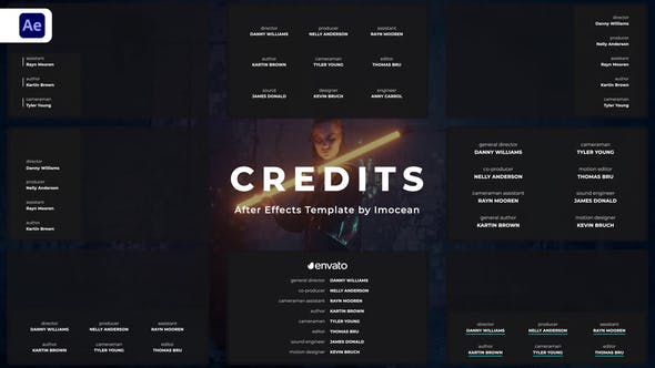 Download Credits - Videohive - aedownload.com