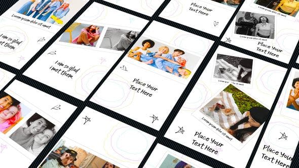 Download White Background Instagram Story Frame - Videohive