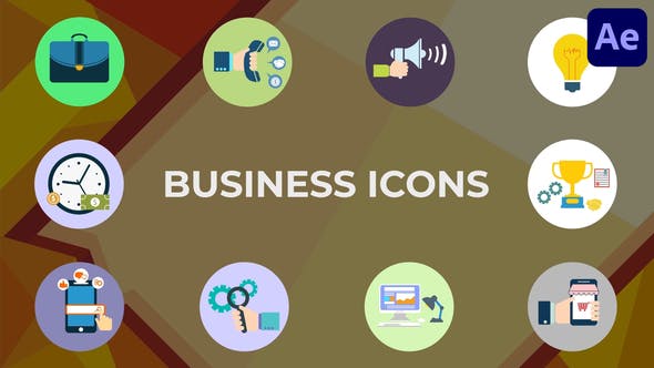 Download Animated Business Icons for After Effects - Videohive ...