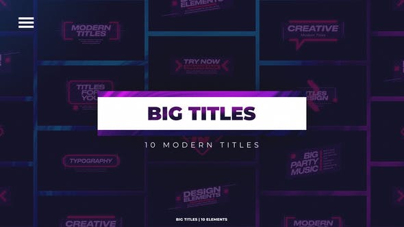 Download Big Titles - Videohive - aedownload.com