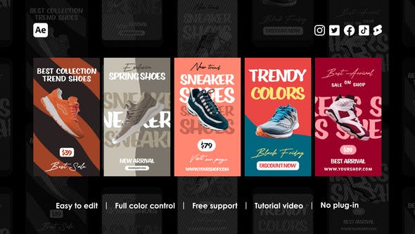 Download Shopping Instagram Stories - Videohive - aedownload.com