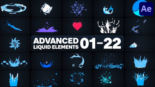 liquid elements after effects free download
