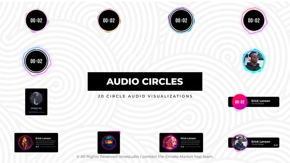 circle infographic with 5
