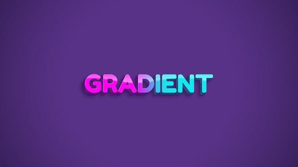 Download Gradient Typography - Videohive - aedownload.com