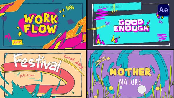 Download Cartoon Logo Text Opener [After Effects] - Videohive ...