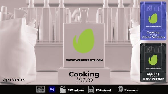 cooking intro after effects free download