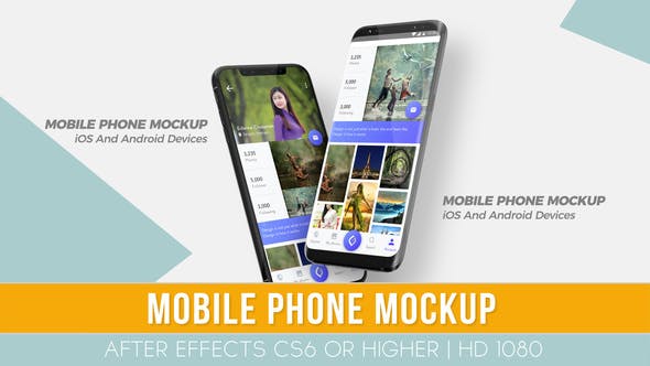 Download Mobile Phone Mockup - Videohive - aedownload.com