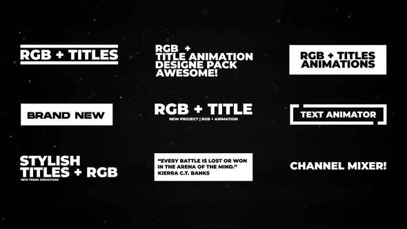 Download RGB Rhythm Titles | After Effects - Videohive - aedownload.com