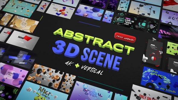 Download Abstract 3D Scene - Videohive - aedownload.com